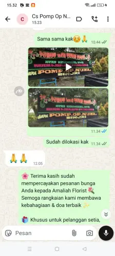 Testimonial Papan Bunga cangkuang wetan