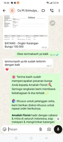 Testimonial Papan Bunga cangkuang wetan