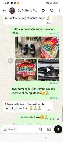 Testimonial Papan Bunga cangkuang wetan