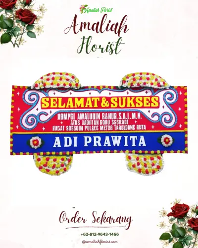 Karangan Bunga Ucapan Selamat cangkuang wetan